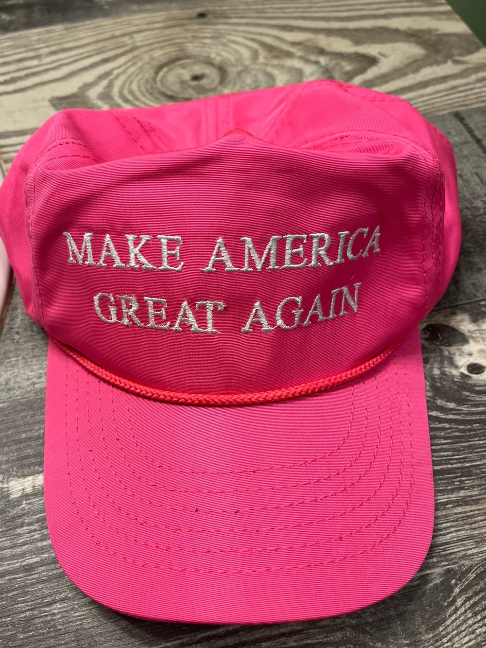 Pink "Make America Great Again" Embroidered Cap